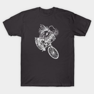 SEEMBO Anglerfish Cycling Bicycle Bicycling Cyclist Biking T-Shirt